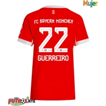 Camiseta Bayern Munich Raphael Guerreiro #22 Primera Equipación para mujer 2025-26 manga corta